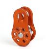 INLIMA Pulley Rock Climbing Pulley Outdoor Tools Professional Fixed Sideplate Single Sheave Pulley Mountain Climbing (Color : Orange) view 1