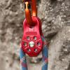 INLIMA Pulley Rock Climbing Pulley Outdoor Tools Professional Fixed Sideplate Single Sheave Pulley Mountain Climbing (Color : Orange) view 4