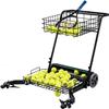 Tennis Ball Collectors & Hoppers, Easy Ball Collection Coaching Trolley, Collects 90 Balls at Time, Holds Up to 290 Tennis Balls, for Various Tennis Courts view 1