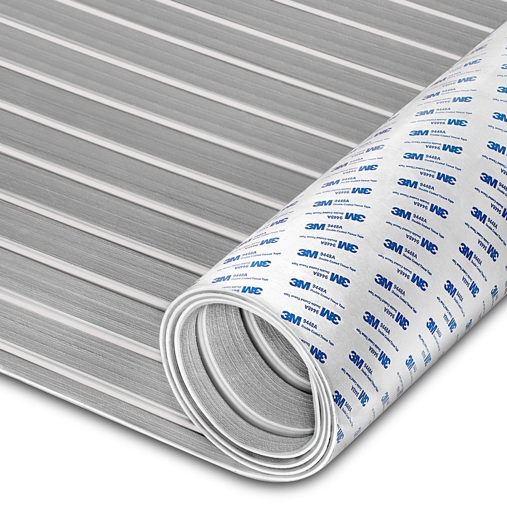 HXBYX EVA Foam Boat Flooring with 3M Self-Adhesive Backing DIY Boats Decking Marine Sheet Faux Teak Material,Non-Slip Cooler Pads for Kayak Yacht SwimPool RV 95"x44"/31"/16"/6.7"/2.4",47.5"x16"