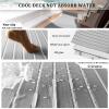 HXBYX EVA Foam Boat Flooring with 3M Self-Adhesive Backing DIY Boats Decking Marine Sheet Faux Teak Material,Non-Slip Cooler Pads for Kayak Yacht SwimPool RV 95"x44"/31"/16"/6.7"/2.4",47.5"x16" view 3