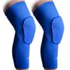 COOLOMG Basketball Knee Pads Compression Leg Sleeves for Volleyball Football Weightlifting Blue L