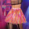 Dmaiy LED Tutu Skirt Women Tutus Skirts Light Up Tutu Layered Sparkly Skirt for Carnival Festival Costume Party Performance (Colorful Stars) view 4