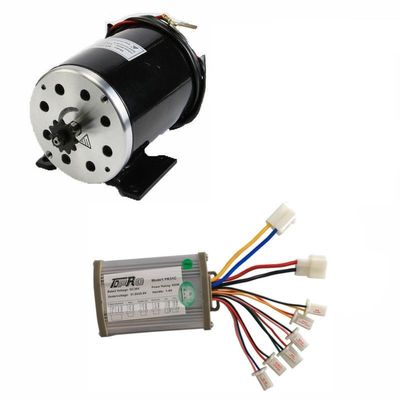 YC Yier 36V 800W Brushed Motor and Speed Controller Set for Electric Scooter Go Kart Bicycle e Bike Tricycle Moped ATV Quad Dirt Bike Razor