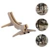Angoily Bike Floor Stand,Adjustable Wooden Bike Stand Floor Single Bike Stand for Mountain and Road Bike Indoor and Outdoor view 3