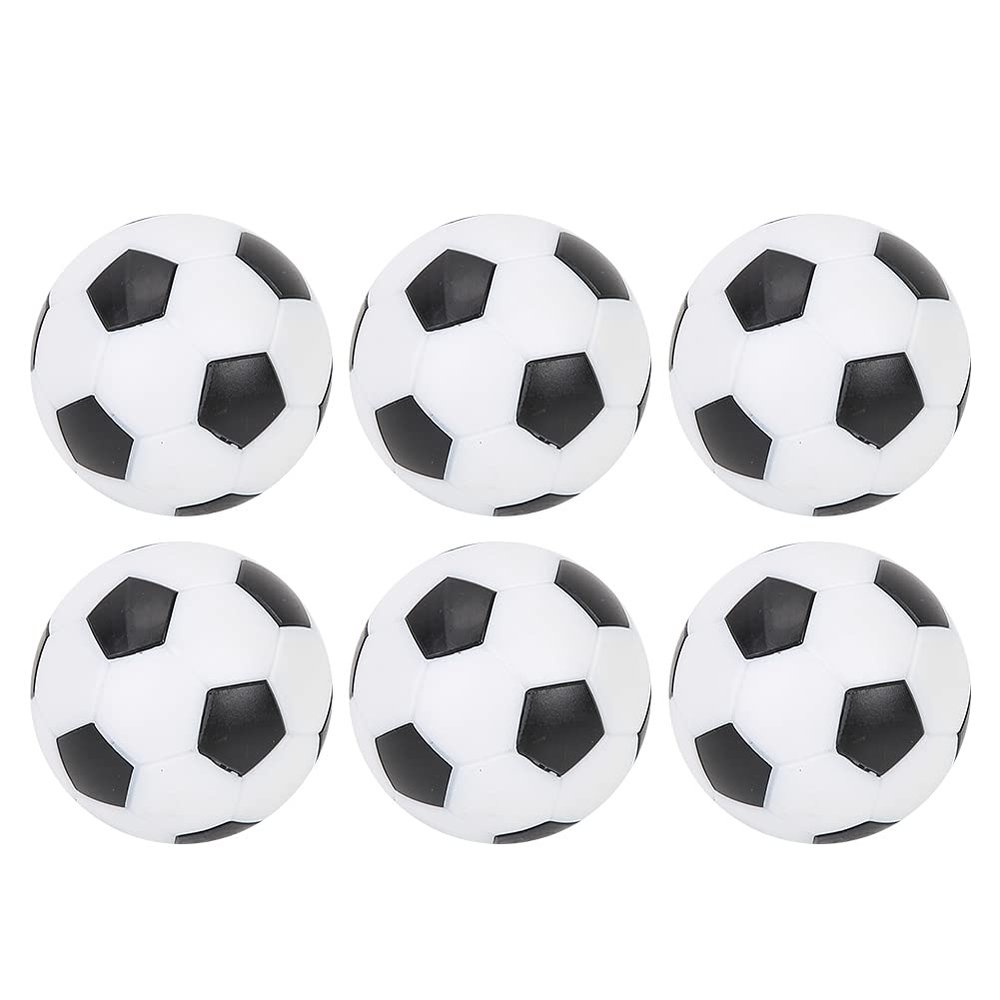 VGEBY Footballs Replacement, Foosball Balls Table Soccer Replacement Mini Foosball Ball Table Footballs Ball Accessory (6PCS)