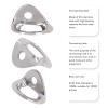 3 Pairs of Climbing Anchor Bolts, Stainless Steel Climbing Anchors for Belaying Rescue Rope Sets, Connecting Devices Such as Master Locks or Quick Hooks view 2