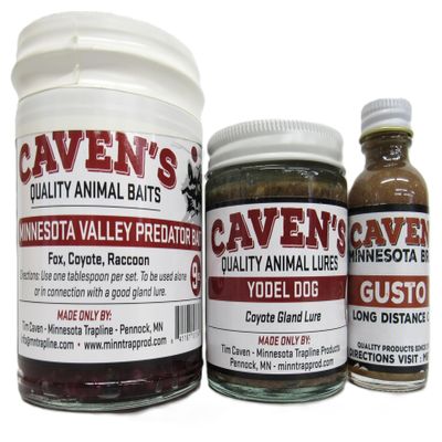 Cavens Predator Coyote Bait and Lure Kit MN Valley Yodel Dog Gusto K-33