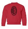 GamesDur Soccer Star Player Jersey Style Milan #11 Pulisic Youth Crewneck Sweatshirt (Red, Youth Small) view 2
