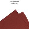BELLUNO Rust Red Pocket Square for Men, Cotton and Linen Blend view 2