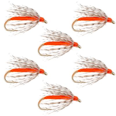 The Fly Fishing Place Soft Hackle Partridge and Orange Fly Fishing Flies - Trout and Bass Wet Fly Pattern - 6 Flies Hook Size 12