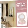 Beaupretty 2pcs Shape Jewelry Organizer Box for Rings Earrings Necklace Holder Stand view 3