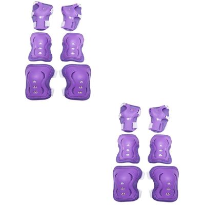 BESPORTBLE 12pcs Boys and Girls Protective Gear Elbow Pads Knee Pads Wrist Guards for Cycling Skateboarding Roller Skating Comfortable Stylish Design Butterfly