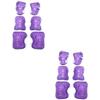 BESPORTBLE 12pcs Boys and Girls Protective Gear Elbow Pads Knee Pads Wrist Guards for Cycling Skateboarding Roller Skating Comfortable Stylish Design Butterfly view 1
