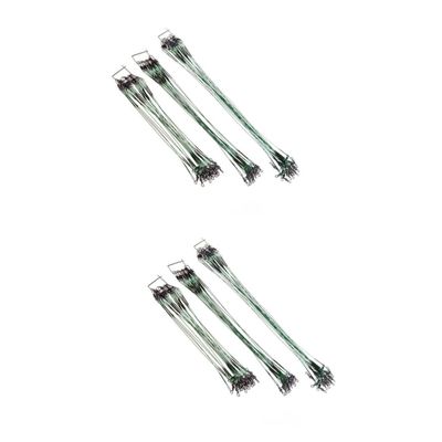 ABOOFAN 120pcs Stainless Steel Braided Fishing Line Bite Line Wire Saltwater Freshwater Rigging Wire for Bass Fishing