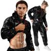 Dripp Fit Sauna Suit Heavy Duty PVC 2 Peice Set for Men Women Hooded 2XL view 1
