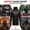 Dripp Fit Sauna Suit Heavy Duty PVC 2 Peice Set for Men Women Hooded 2XL view 2