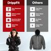 Dripp Fit Sauna Suit Heavy Duty PVC 2 Peice Set for Men Women Hooded 2XL view 4