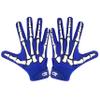 Glorious Traders Football Gloves - Adult & Youth, Men & Women's - Super Sticky Grip (Blue, Youth Medium) view 1