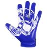 Glorious Traders Football Gloves - Adult & Youth, Men & Women's - Super Sticky Grip (Blue, Youth Medium) view 4