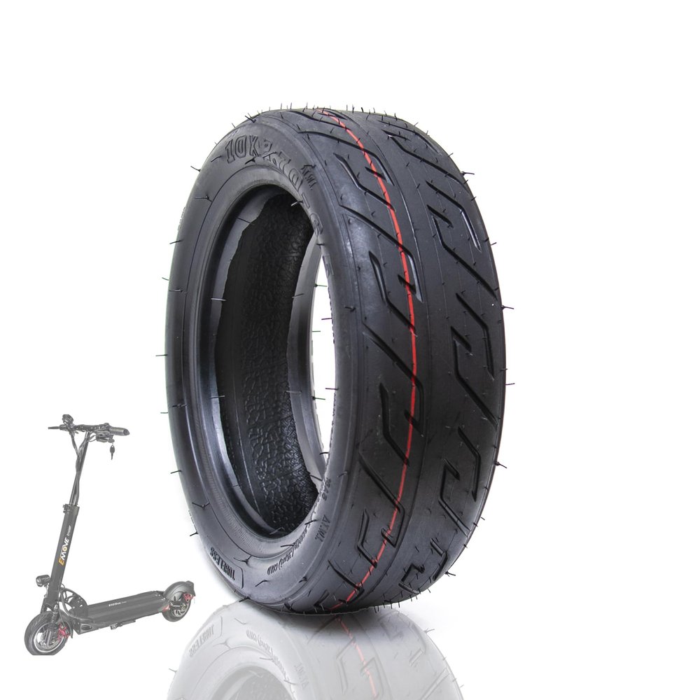 10x2.7-6.5 Tire Tubeless fit 70/65-6.5 Electric Scooter Tyre Replacement wheel 10 inch Street Tire Safe and Quiet