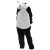 Adult Animal Onesie Pajamas for Women Funny Winter Cute One Piece Sleepwear Womens Soft Nightwear White view 1
