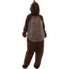 Bear Onesie Adult Women Funny Women's Novelty One-piece Pajamas Cute Winter Hooded Sleepwear Brown view 4