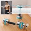 Adjustable Dumbbell Set Office Strength Training Adjustable Weight, Gym Bodybuilding Hand Weights Sets, Easy to Disassemble (Color : Black Silver, Size : 2.5kg/5.5lb*2pcs) view 3