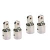 INOOMP 4pcs Bimini Parts Id Tube End Fitting Hardware Stainless Steel Corrosion-Resistant for Boat Yacht view 1