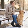 Aomigoct Winter Snow Boots for Women Waterproof: Fur Lined Warm Womens Boots Anti Slip Hook Loop Comfortable Booties Outdoor view 3