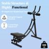kitneed Ab Machine Abdominal Workout Machine Home Gym Exercise Machine with LCD Display, Slope Adjustment Fitness Equipment Silent Roller Core Strength Trainers for Abdomen Arms Back Legs Exercise view 2