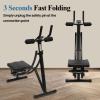 kitneed Ab Machine Abdominal Workout Machine Home Gym Exercise Machine with LCD Display, Slope Adjustment Fitness Equipment Silent Roller Core Strength Trainers for Abdomen Arms Back Legs Exercise view 3