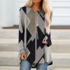 Womens Tunics or Tops to Wear with Leggings Long Sleeve Loose Fit Fall Clothes Crewneck Gradient Comfy Shirts Blouses view 2