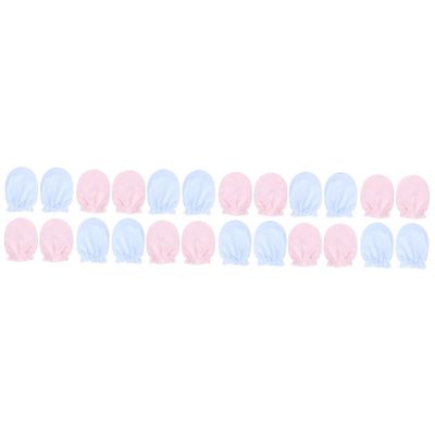 Kisangel 3sets Newborn Baby Glove Warm Gloves Baby Mitten Soft Cotton One Size 8pairs*3 Random Color