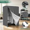 AKEfit Strength Training Cover, Waterproof & Dustproof Gym Rack Cover with Zipper,Fit for Indoor and Outdoor 69''Lx47''Wx84''H-Gray view 3