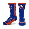 For Bare Feet NHL NEW JERSEY DEVILS MVP Crew Sock Team Color Youth view 2