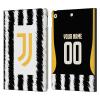 Head Case Designs Officially Licensed Custom Customized Personalized Juventus Football Club Home 2023/24 Match Kit Leather Wallet Case Compatible with Apple iPad 10.2 2019/2020/2021 view 1