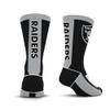 For Bare Feet NFL LAS VEGAS RAIDERS MVP Crew Sock Team Color Youth view 2