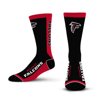 For Bare Feet NFL ATLANTA FALCONS MVP Crew Sock Team Color Medium