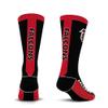 For Bare Feet NFL ATLANTA FALCONS MVP Crew Sock Team Color Medium view 2
