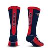 For Bare Feet NFL NEW ENGLAND PATRIOTS MVP Crew Sock Team Color Medium view 2