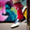 For Bare Feet NHL NEW JERSEY DEVILS MVP Crew Sock Team Color Medium view 3