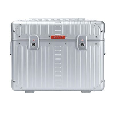 AOKLEY Grill Picnic Bag Organizer Outdoor Camping Storage Box, Picnic Storage Box, Metal Portable Equipment Car Box Camping Bag