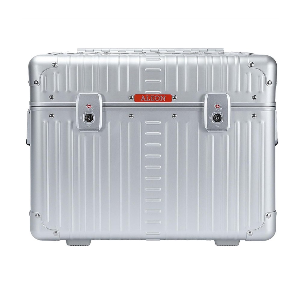 AOKLEY Grill Picnic Bag Organizer Outdoor Camping Storage Box, Picnic Storage Box, Metal Portable Equipment Car Box Camping Bag