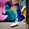 For Bare Feet NCAA SOUTH DAKOTA STATE JACKRABBITS MVP Crew Sock Team Color Medium view 3