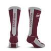 For Bare Feet NCAA MISSISSIPPI STATE BULLDOGS MVP Crew Sock Team Color Medium view 1