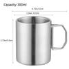 BESPORTBLE Stainless Steel Folding Camping Mug Double Insulated Travel Cup Portable Drinkware for Outdoor Adventures Ergonomic Design Capacity view 3