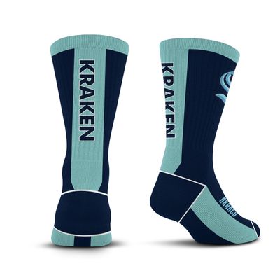 For Bare Feet NHL SAN JOSE SHARKS MVP Crew Sock Team Color Youth