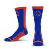 For Bare Feet NCAA BOISE STATE BRONCOS MVP Crew Sock Team Color Medium view 2