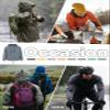 Zando Men Rain Jacket Mens Packable Raincoat Lightweight Mens Windbreaker Jackets Cycling Raincoats Waterproof with Hood Outdoor Windbreaker Jacket Travel Rain Coats for Men Light Gray XL view 2